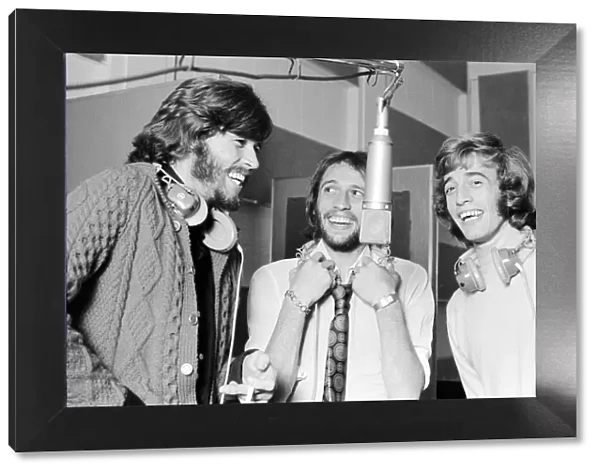 The Gibb Brothers a. k. a. The Bee Gees, newly reunited & back in the recording studio