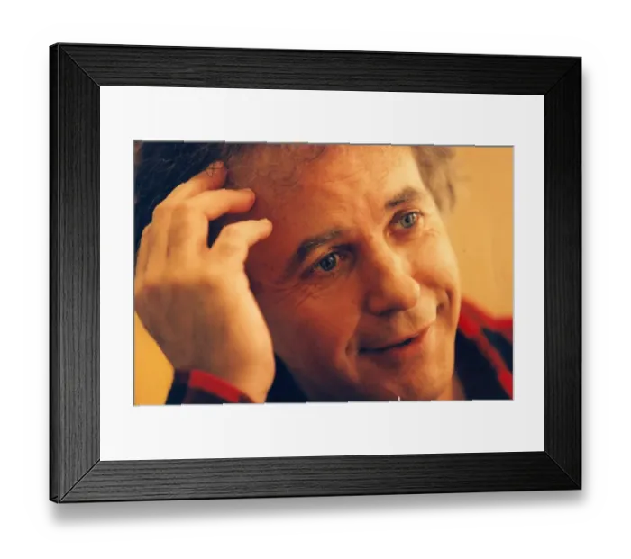 Framed Print : Singer David Essex at Newcastles Theatre Royal 10 January 1996