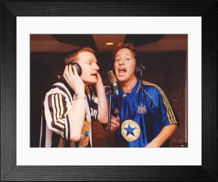 Framed Print : Stephen Halliday, left, and Paul Martin of North East band Cryin Framed Print : Stephen Halliday, left, and Paul Martin of North East band Cryin