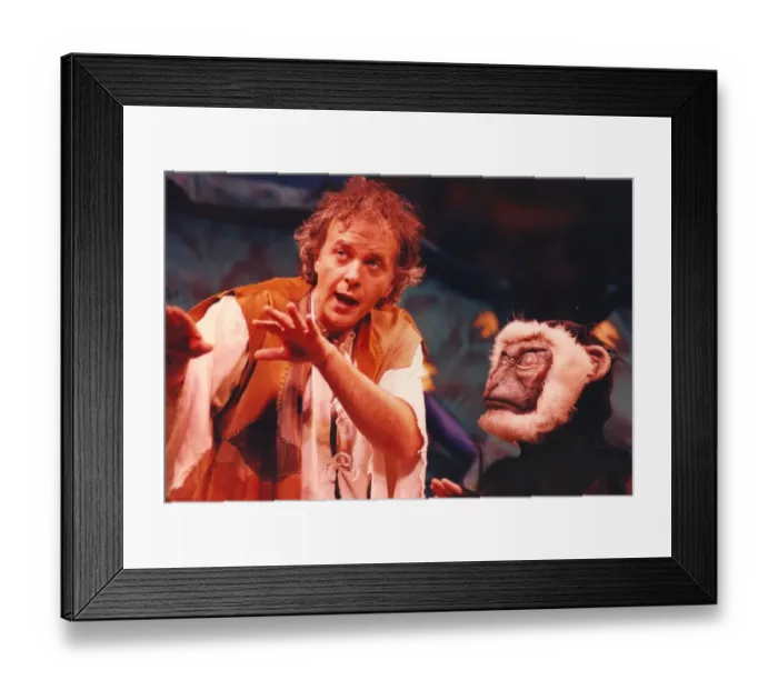 Framed Print : Singer David Essex appears in the panto Robinson Crusoe at Newcastle Framed Print : Singer David Essex appears in the panto Robinson Crusoe at Newcastle
