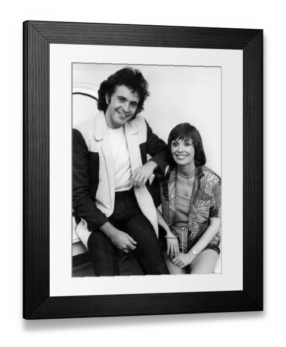Framed Print : Singer David Essex on the Tyne Tees programme Razzmatazz Framed Print : Singer David Essex on the Tyne Tees programme Razzmatazz