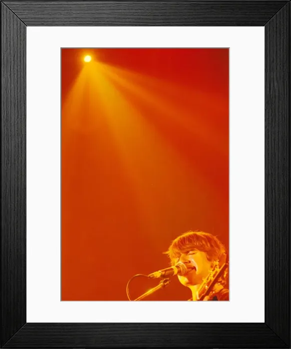 Framed Print : Rock group Crowded House perform in concert at Whitley Bay Ice Rink 29 May 1994 - singer Framed Print : Rock group Crowded House perform in concert at Whitley Bay Ice Rink 29 May 1994 - singer
