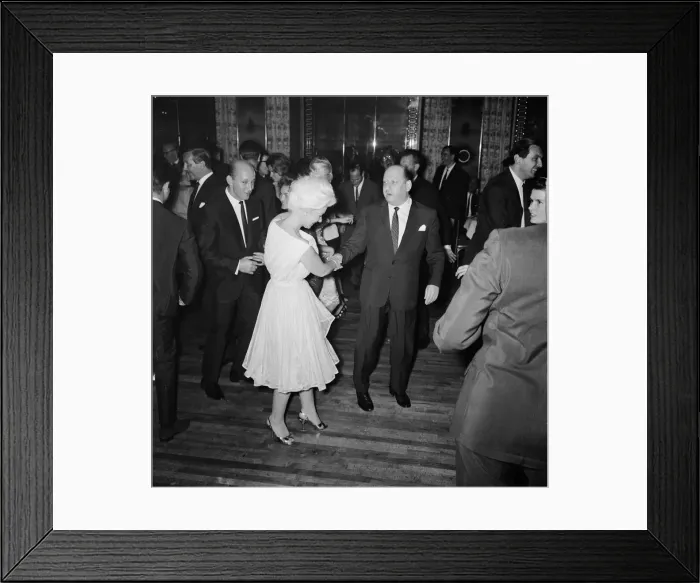 Framed Print : Media mogul Lew Grade, dancing with his wife Lady Grade Framed Print : Media mogul Lew Grade, dancing with his wife Lady Grade