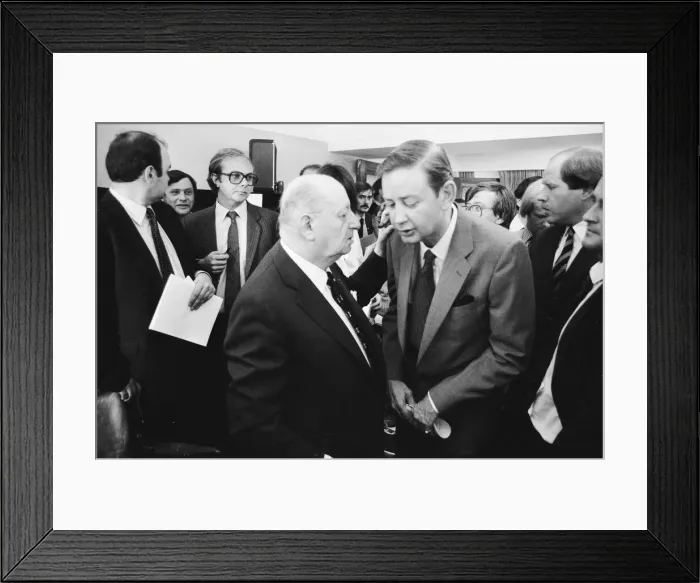 Framed Print : Shareholders meeting ofthe Associated Communications master company in London Framed Print : Shareholders meeting ofthe Associated Communications master company in London