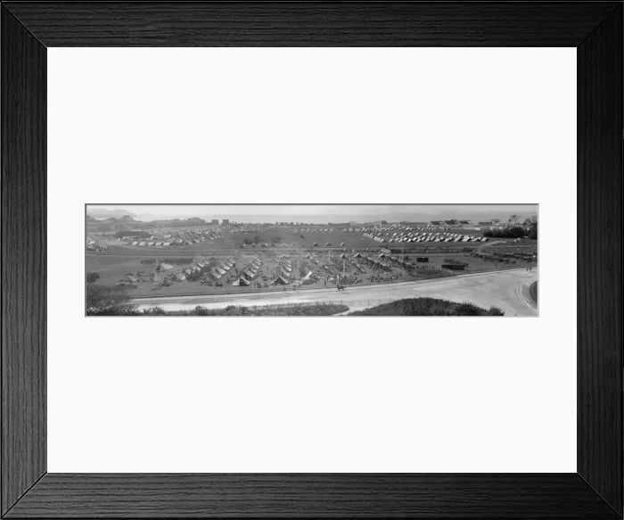 Framed Print : The Indian army camp on the race course at Marseilles, France. September 1914 Framed Print : The Indian army camp on the race course at Marseilles, France. September 1914