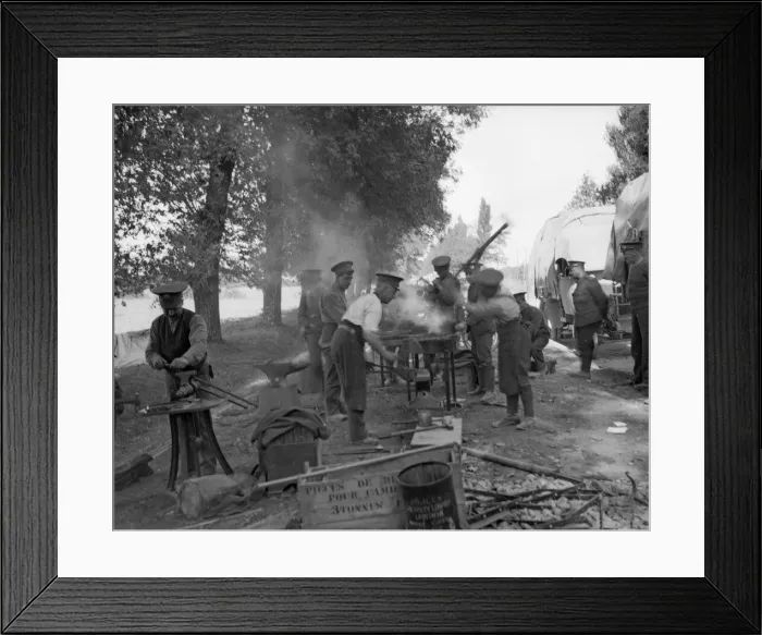 Framed Print : Army Service Corps France October 1914 The unsung heroes of the British army during