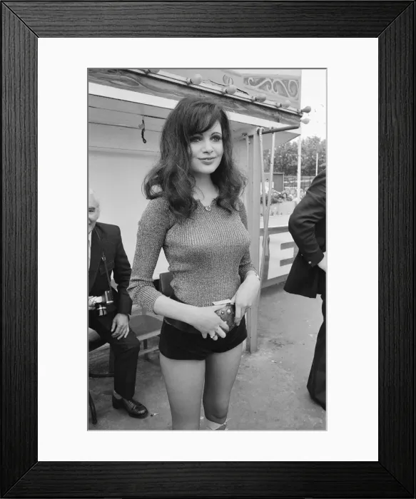Framed Print : Actress and former model Madeline Smith photographed at the Variety Club Star Gala
