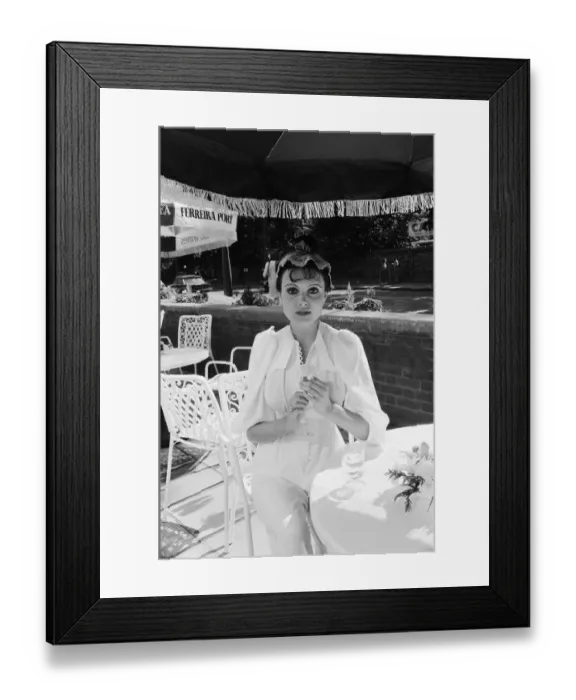 Framed Print : Actress Madeline Smith at the Summer party of the opening of the Cafe de la Paix Framed Print : Actress Madeline Smith at the Summer party of the opening of the Cafe de la Paix