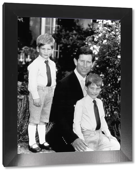 Prince William Collection 1988 Prince Charles Prince of Wales with Prince William