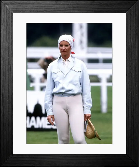 Framed Print : Princess Michael of Kent at Fun Day Royal Ascot July 1987 Framed Print : Princess Michael of Kent at Fun Day Royal Ascot July 1987
