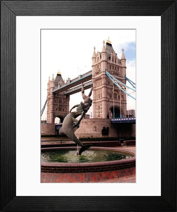 Framed Print : Places London Tower Bridge from the Tower Hotel