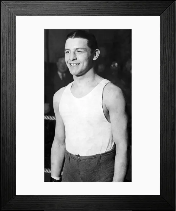 Framed Print : Jack The Kid Berg in the boxing ring March 1931 Framed Print : Jack The Kid Berg in the boxing ring March 1931