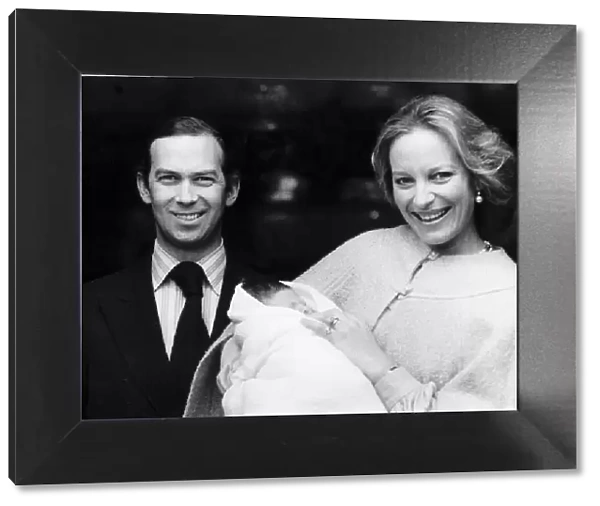 Princess Michael Of Kent presents baby son Frederick to Prince Michael of Kent in April