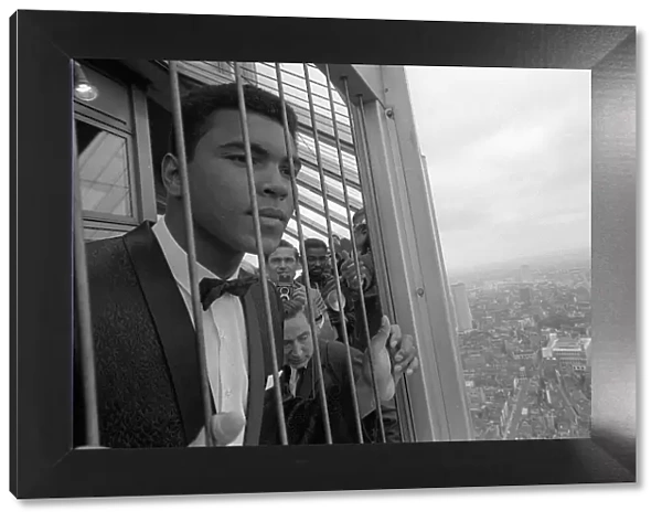 Cassius Clay later to become Muhammad Ali July 1966 At GPO Tower London