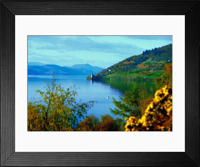 Framed Print : Loch Ness, Urquahart Castle and Bay Inverness Scotland Lochs Framed Print : Loch Ness, Urquahart Castle and Bay Inverness Scotland Lochs
