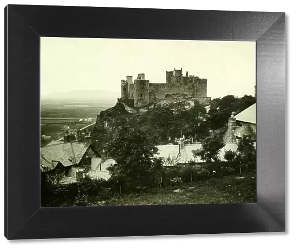 Harlech Castle Wales Landmark Ruins Military August 1920