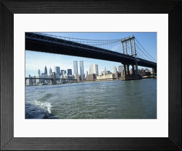 Framed Print : The Brooklyn Bridge New York USA Framed Print : The Brooklyn Bridge New York USA