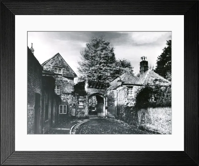 Framed Print : The Harnham Gate to the Cathedral in Salisbury Wiltshire Architecture Old Framed Print : The Harnham Gate to the Cathedral in Salisbury Wiltshire Architecture Old