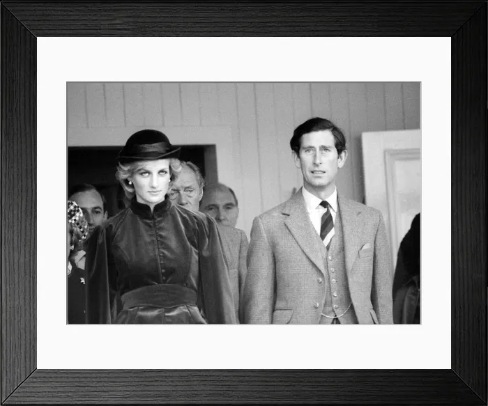 Framed Print : Prince Charles and Princess Diana during the annual Braemar Highland Games Framed Print : Prince Charles and Princess Diana during the annual Braemar Highland Games