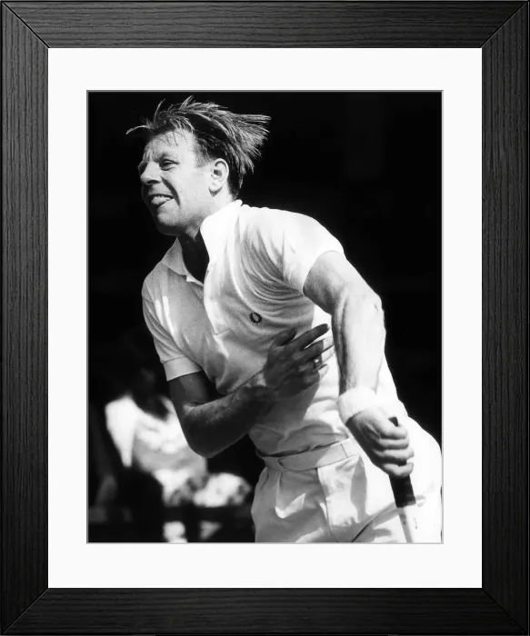 Framed Print : Billy Knight British Tennis Player seen here in action during the 1962 Wimbledon Framed Print : Billy Knight British Tennis Player seen here in action during the 1962 Wimbledon