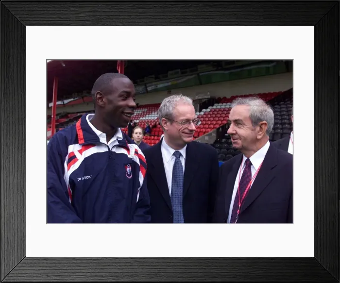 Framed Print : Chris Smith MP September 1999 At AFC Bournemouth Photocall Framed Print : Chris Smith MP September 1999 At AFC Bournemouth Photocall