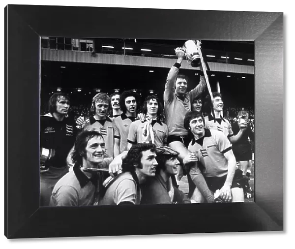 1974 League Cup Final at Wembley Stadium. Wolverhampton Wanderers 2 v