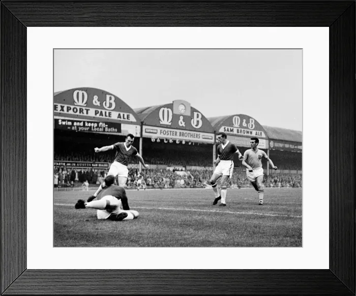 Framed Print : 1961 League Cup Final Second Leg. Aston Villa 3 v Rotherham United 0 aet