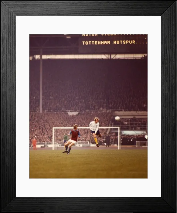 Framed Print : 1971 League Cup Final at Wembley Stadium Tottenham Hotspur 2 v Aston Villa 0 Framed Print : 1971 League Cup Final at Wembley Stadium Tottenham Hotspur 2 v Aston Villa 0