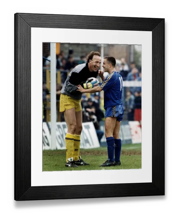 Framed Print : English League Division One match. Wimbledon 0 v Coventry City 0