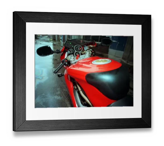 Framed Print : DUCATI 900ss January 1999 Instruments motorbike motorcycle Framed Print : DUCATI 900ss January 1999 Instruments motorbike motorcycle