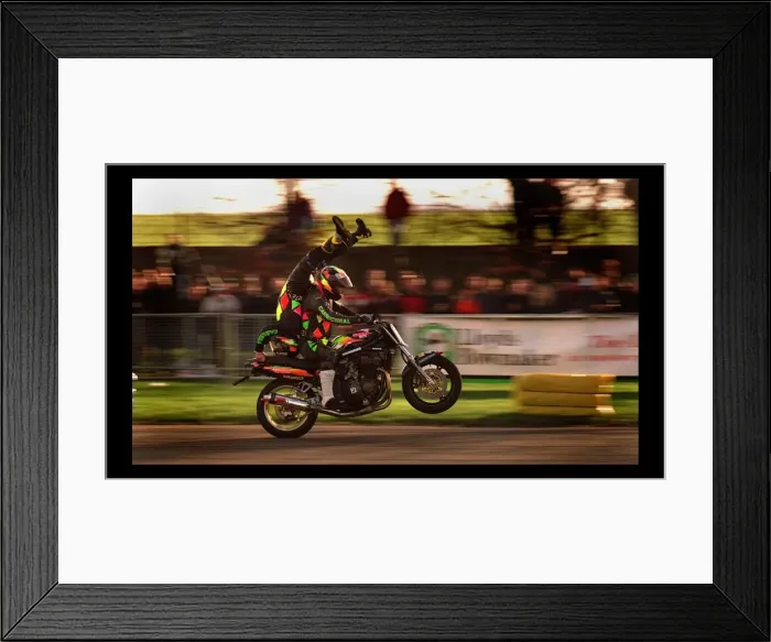 Framed Print : Kevin Carmichael during stunt Championships March 1998 Motorcycle circa 1998 Framed Print : Kevin Carmichael during stunt Championships March 1998 Motorcycle circa 1998