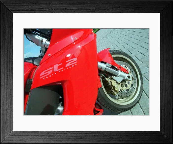 Framed Print : Ducati ST2 motorbike June 1998 Framed Print : Ducati ST2 motorbike June 1998