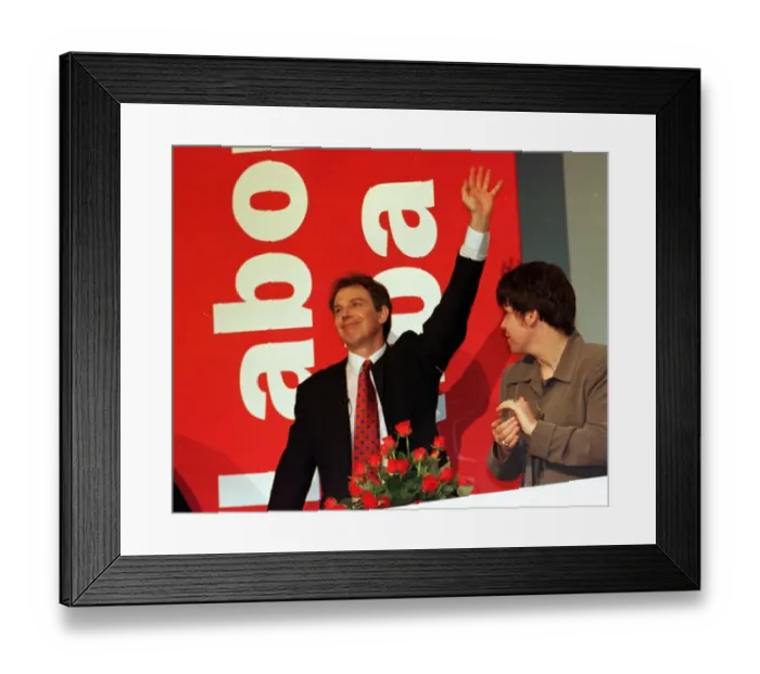 Framed Print : Tony Blair MP Labour Party Leader speaking at Scottish Labour Party Conference in Framed Print : Tony Blair MP Labour Party Leader speaking at Scottish Labour Party Conference in