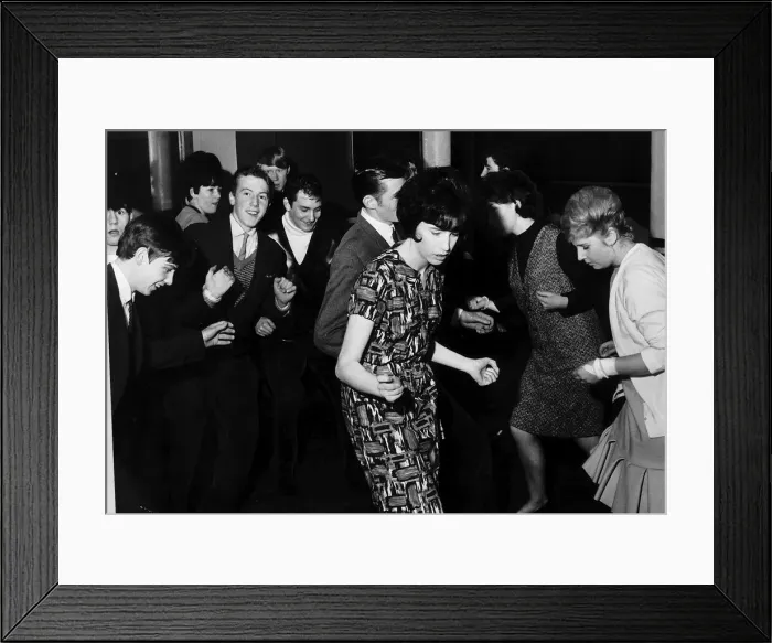 Framed Print : Scotlands first Beatles fan club opened in Glasgow Teenagers from all over the city Framed Print : Scotlands first Beatles fan club opened in Glasgow Teenagers from all over the city