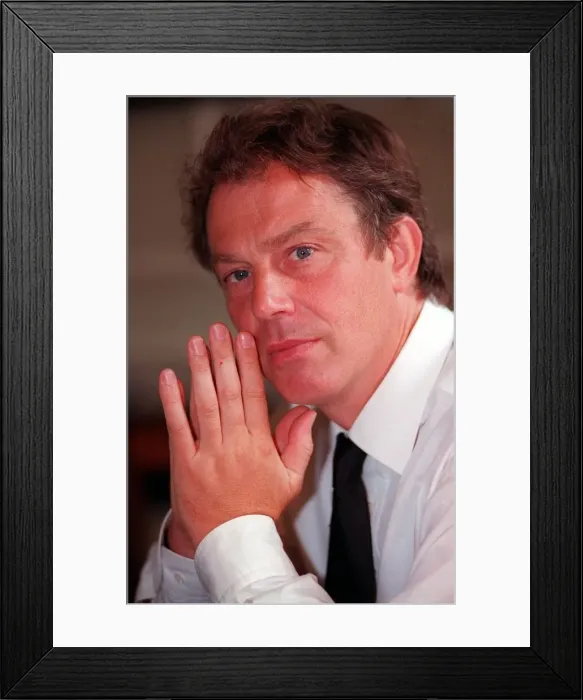 Framed Print : Tony Blair Yes Yes Campaign, September 1997
