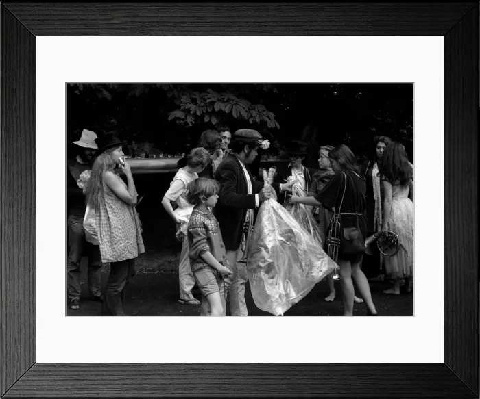 Framed Print : Hyde Park concert 1969