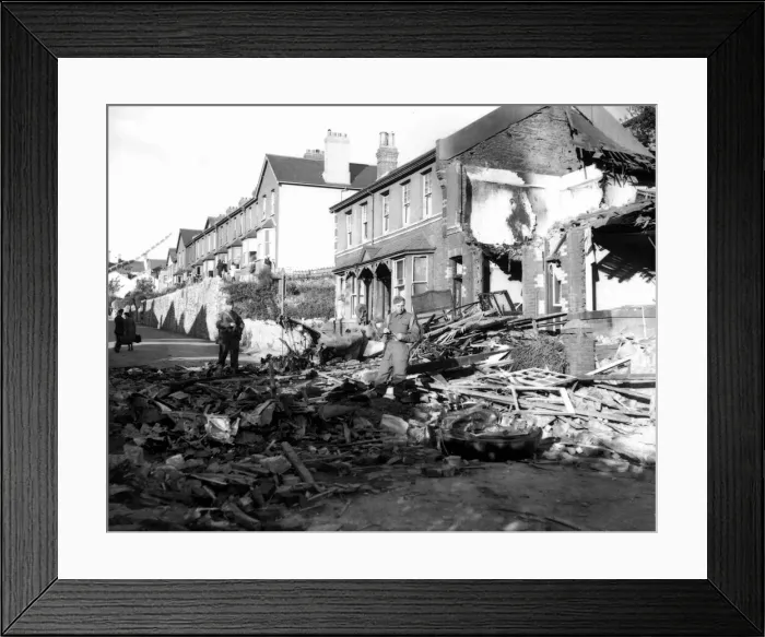 Framed Print : WW2 Air Raid Damage June 1943 Air raid damage at Yarmouth Framed Print : WW2 Air Raid Damage June 1943 Air raid damage at Yarmouth