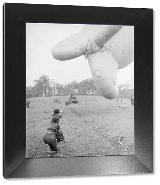 W. A. A. Fs manning the Balloon Barrage - July 1941 Women doing mens jobs during