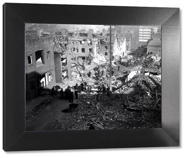 WW2 Merseyside Air Raid Bomb Damage 1940 Civilians