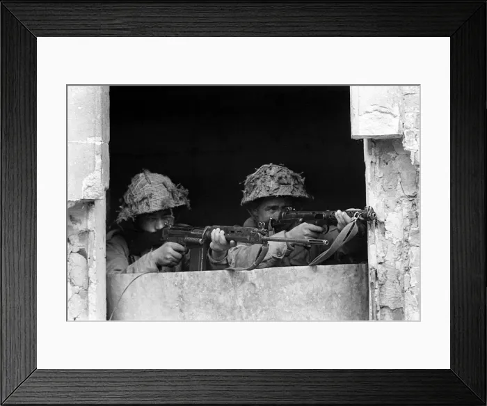 Framed Print : Gurkha Troops during a Nuclear Excercise - August 1962 The troops of the 1  /  6 Gurkha