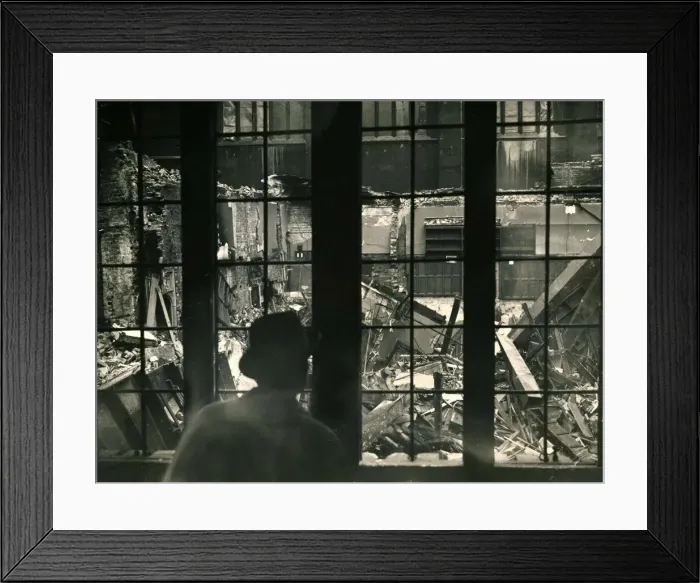 Framed Print : Blitz: Taken from the German word Blitzkrieg ( lightning war )