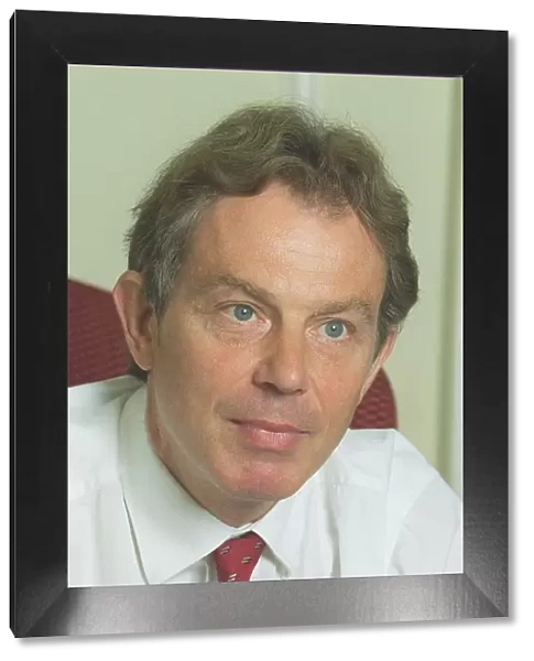 Prime Minister Tony Blair during interview at Downing Street in September 1999