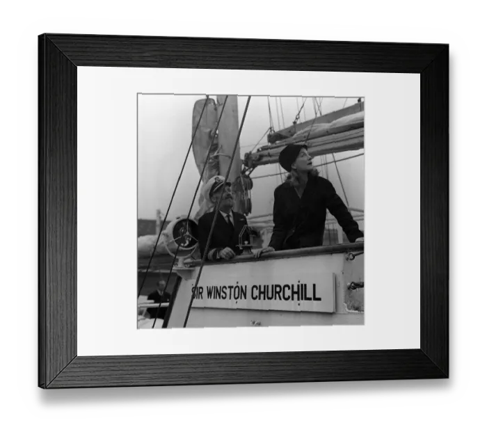 Framed Print : Sarah Churchill September 1966 Lady Audley - Daughter Of Sir Winston Churchill - Pictured Framed Print : Sarah Churchill September 1966 Lady Audley - Daughter Of Sir Winston Churchill - Pictured