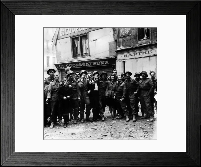 Framed Print : War: Invasion of France. 1944 Framed Print : War: Invasion of France. 1944