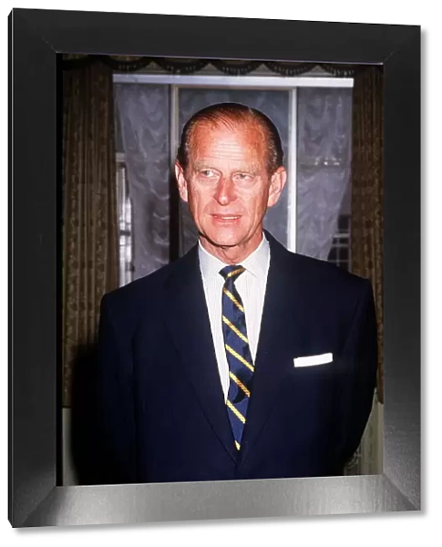 Prince Philip at the Variety Club luncheon. May 1985