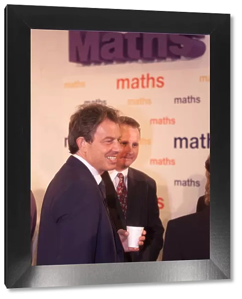 Free Maths Stuff For Schools Promotion September 1999 Tony Blair PM at Southfields