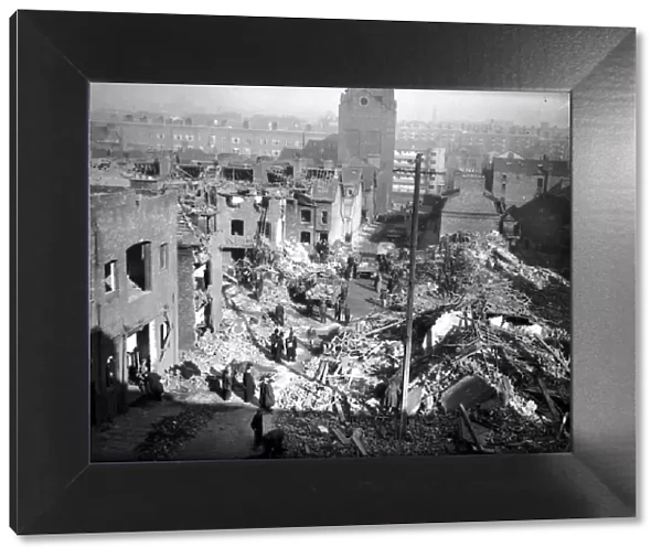 WW2 Air Raid Damage Bomb damage at Liverpool