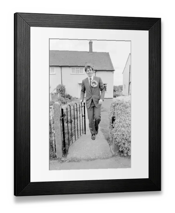 Framed Print : Beaconsfield By Election 1982, Tony Blair, Labour Party Candidate