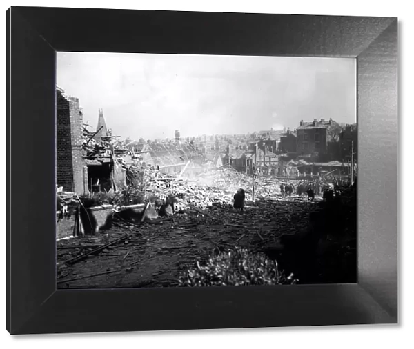 WW2 Merseyside Air Raid Bomb Damage 1940 Civilians