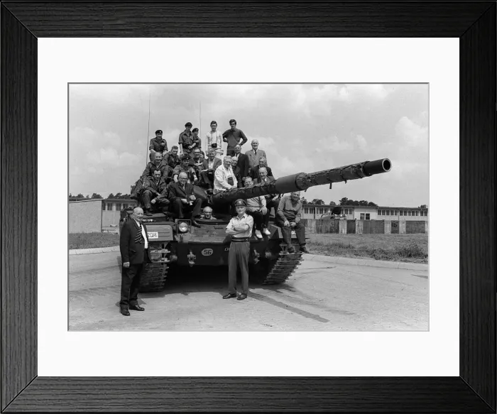 Framed Print : McDougall family In the 4th and 7th royal Dregoon guards a Yorkshire Armoured Regiment